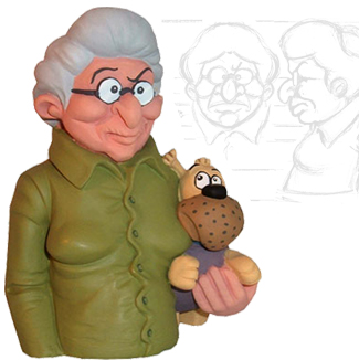 Figurine du personnage BD Polete de Dieppe.