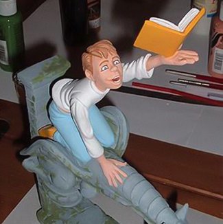 figurine dessinée par Eric Stalner sculptée par patrice Brochard