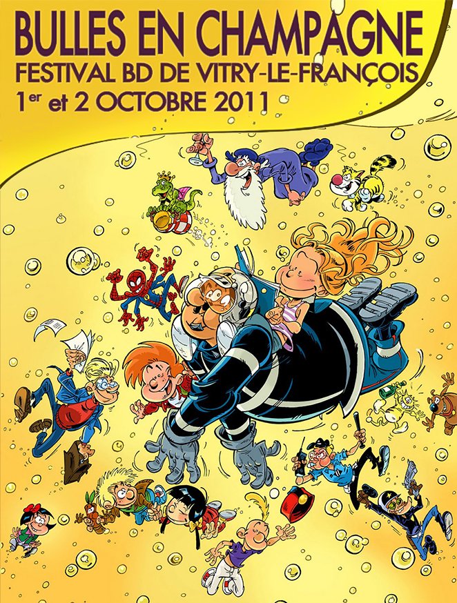 Affiche festival BD 2011 Vitry-le-francois