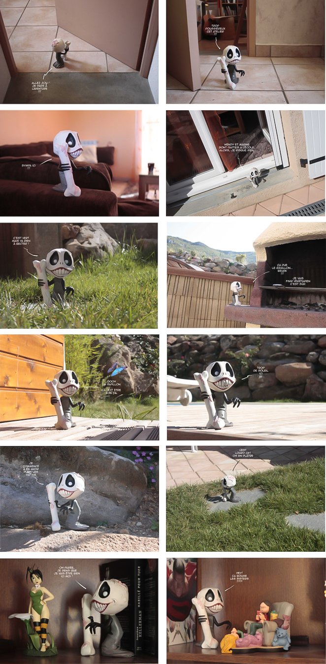 Figurine Tizombi william maury realisée par le sculpteur Patrice Brochard