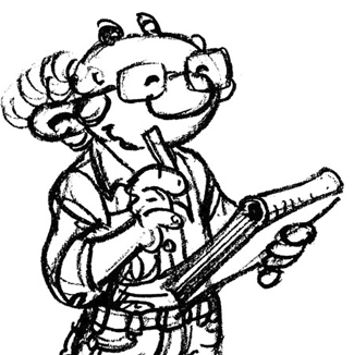 Dessin de malik auteur BD