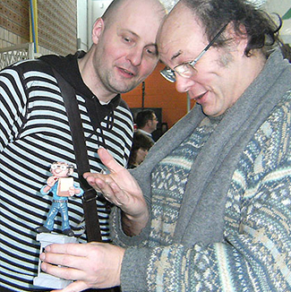 Figurine de Malik lui même. Dessiné par l'auteur BD.