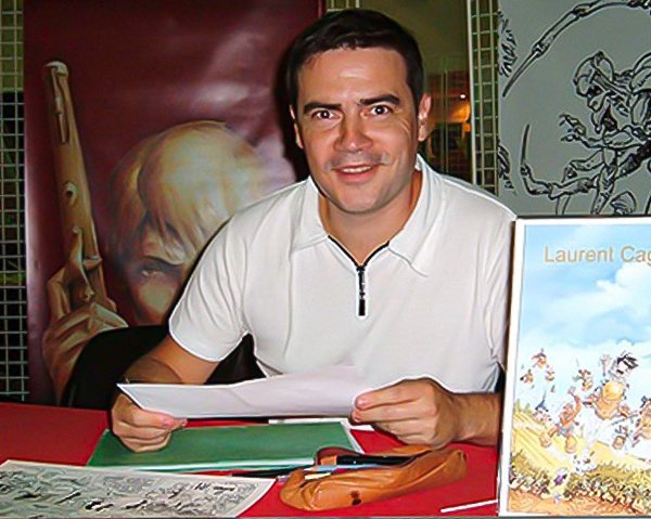 Laurent Cagniat en dédicace au festival BD de Bulles-en-Champagne en 2007